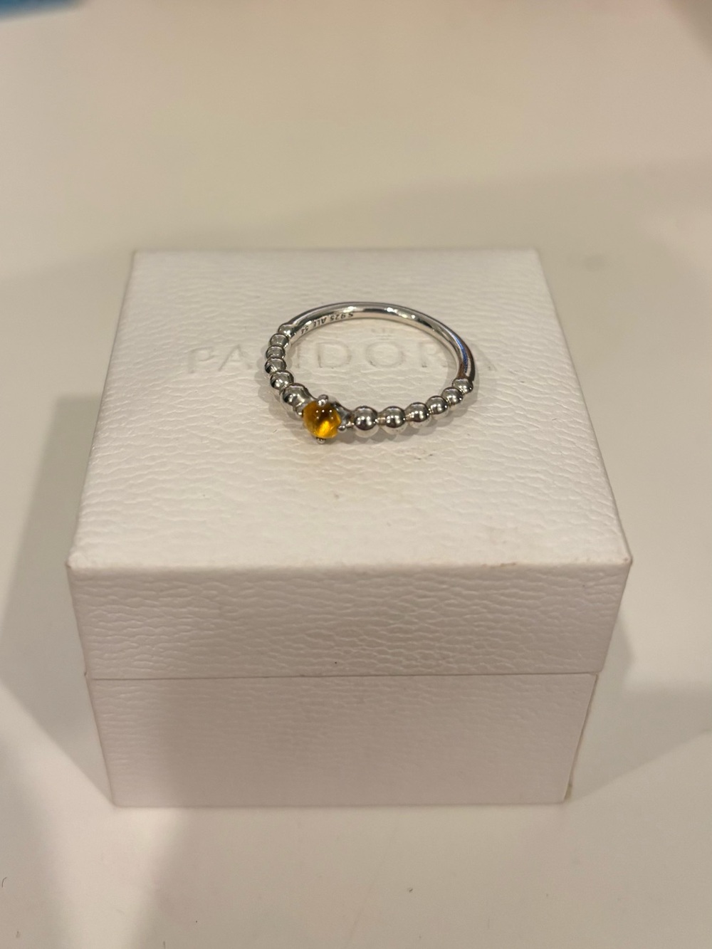 Pandora Honey Beaded Ring